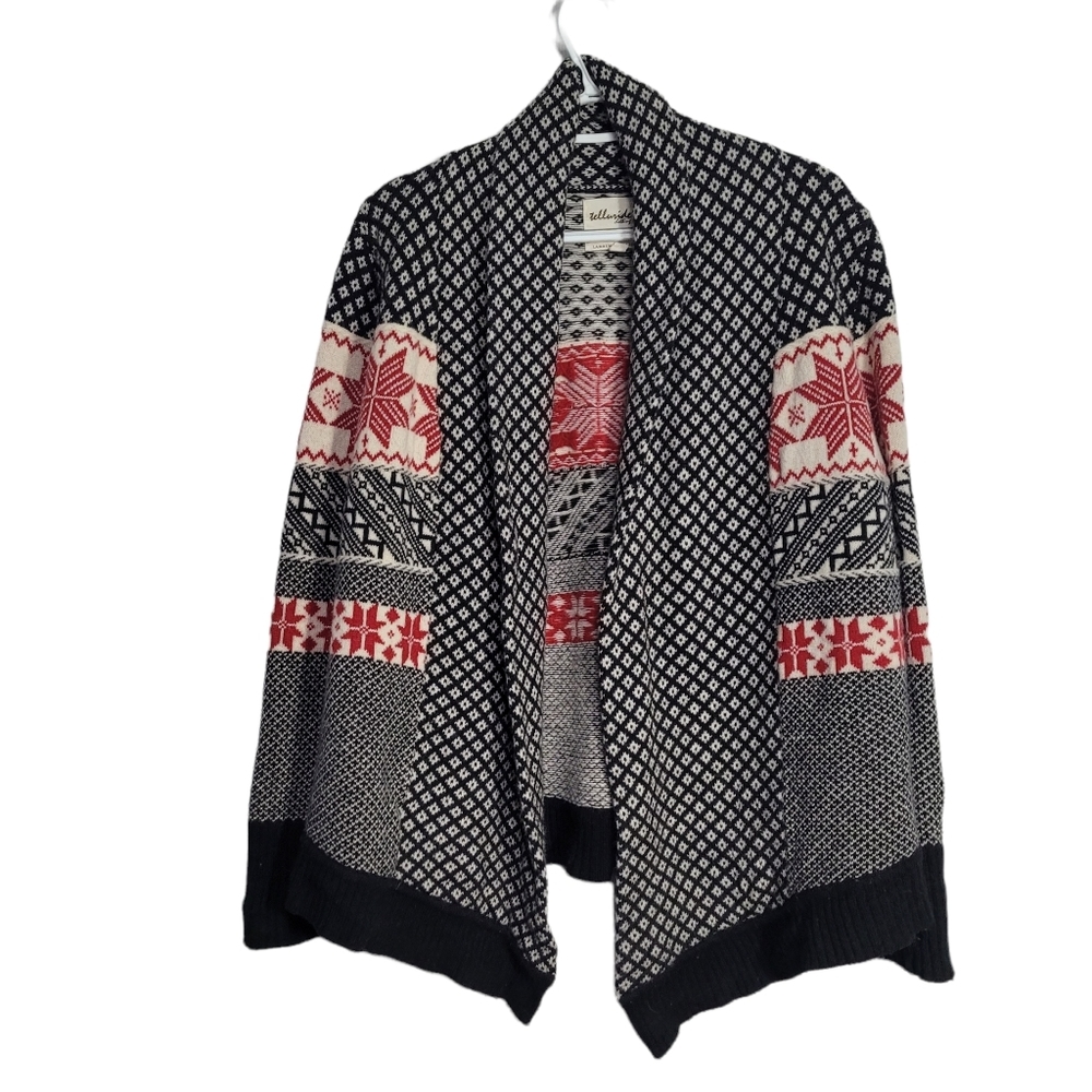 Telluride Clothing Lambswool Blend Cardigan Sweater size M